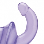 Фиолетовый безремневой страпон Strapless Strap-On - Lux Fetish - купить с доставкой в Краснодаре