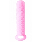 Розовый фаллоудлинитель Homme Long - 13,5 см. - Lola Games - в Краснодаре купить с доставкой