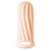 Телесный фаллоудлинитель Homme Wide - 11 см. - Lola Games - в Краснодаре купить с доставкой