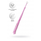 Розовый флоггер Anonymo - 64 см. - ToyFa - купить с доставкой в Краснодаре Розовый флоггер Anonymo - 64 см. - ToyFa - купить с доставкой в Краснодаре