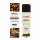 Органическое массажное масло TIGER EYE MACADAMIA - 100 мл. - Exsens - купить с доставкой в Краснодаре