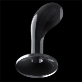 Прозрачный стимулятор простаты Flawless Clear Prostate Plug - 15 см. - Lovetoy - в Краснодаре купить с доставкой