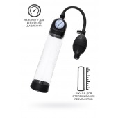 Прозрачная механическая помпа Roald с манометром - Sexus - в Краснодаре купить с доставкой