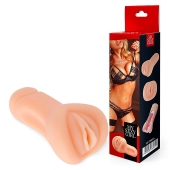 Телесный реалистичный мастурбатор в виде вагины - Bior toys - в Краснодаре купить с доставкой