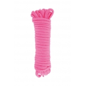 Розовая веревка для связывания Sweet Caress Rope - 10 метров - Sweet Caress - купить с доставкой в Краснодаре