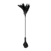Двусторонний стек-щекоталка Sweet Caress Feather Whip - 58 см. - Sweet Caress - купить с доставкой в Краснодаре