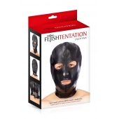 Маска-шлем с прорезями для глаз и рта - Fetish Tentation - купить с доставкой в Краснодаре
