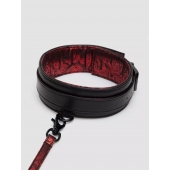 Стильный ошейник с поводком Reversible Faux Leather Collar and Lead - Fifty Shades of Grey - купить с доставкой в Краснодаре