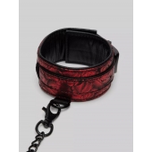 Красно-черные оковы Reversible Faux Leather Ankle Cuffs - Fifty Shades of Grey - купить с доставкой в Краснодаре
