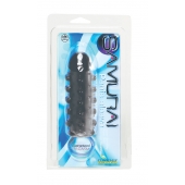 Дымчатая стимулирующая насадка с закрытой головкой SAMURAI PENIS SLEEVE BLACK - 14,5 см. - NMC - в Краснодаре купить с доставкой