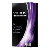 Презервативы с утолщённой стенкой VITALIS PREMIUM strong - 12 шт. - Vitalis - купить с доставкой в Краснодаре
