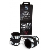 Серо-черные наручники Totally His - Fifty Shades of Grey - купить с доставкой в Краснодаре