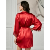 Короткий пеньюар с кружевной отделкой - Felisse купить с доставкой