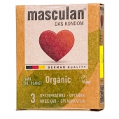 Экологически чистые презервативы Masculan Organic - 3 шт. - Masculan - купить с доставкой в Краснодаре Экологически чистые презервативы Masculan Organic - 3 шт. - Masculan - купить с доставкой в Краснодаре