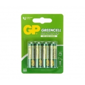 Батарейки солевые GP GreenCell AA/R6G - 4 шт. - Элементы питания - купить с доставкой в Краснодаре