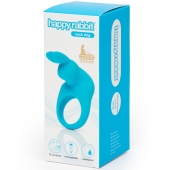 Голубое эрекционное виброкольцо Happy Rabbit Rechargeable Rabbit Cock Ring - Happy Rabbit - в Краснодаре купить с доставкой
