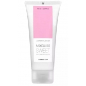 Смазка на водной основе Mixgliss Sweet с ароматом бабл-гам - 70 мл. - Mixgliss - купить с доставкой в Краснодаре