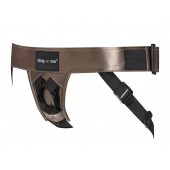 Бронзовый пояс для насадок Curious Harness - Strap-on-me - купить с доставкой в Краснодаре