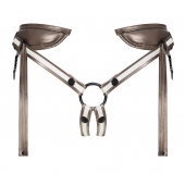 Бронзовый пояс для насадок Desirous Harness - Strap-on-me - купить с доставкой в Краснодаре