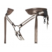 Бронзовый пояс для насадок Desirous Harness - Strap-on-me - купить с доставкой в Краснодаре