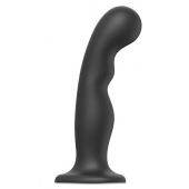Черная насадка Strap-On-Me Dildo Plug P G size XXL - Strap-on-me - купить с доставкой в Краснодаре