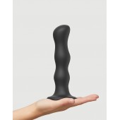 Черная насадка Strap-On-Me Dildo Geisha Balls size XL - Strap-on-me - купить с доставкой в Краснодаре