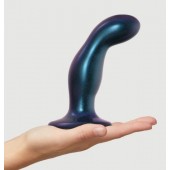 Темно-синяя насадка Strap-On-Me Dildo Plug Snaky size M - Strap-on-me - купить с доставкой в Краснодаре