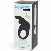 Черное эрекционное виброкольцо Happy Rabbit Rechargeable Rabbit Cock Ring - Happy Rabbit - в Краснодаре купить с доставкой
