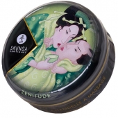 Массажная свеча Exotic Green Tea с ароматом зелёного чая - 30 мл. - Shunga - купить с доставкой в Краснодаре