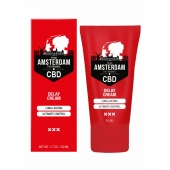 Крем-пролонгатор CBD from Amsterdam Delay Cream - 50 мл. - Shots Media BV - купить с доставкой в Краснодаре