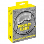 Прозрачная насадка на пенис Piss Play Sleeve для игр с мочеиспусканием - Orion - купить с доставкой в Краснодаре