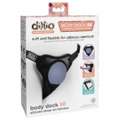 Черные трусики для страпона Body Dock SE на регулируемых ремнях - Pipedream - купить с доставкой в Краснодаре