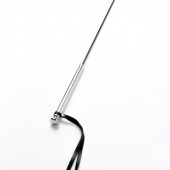 Черный кожаный стек с гладкой ручкой - 55 см. - Crazy Handmade - купить с доставкой в Краснодаре Черный кожаный стек с гладкой ручкой - 55 см. - Crazy Handmade - купить с доставкой в Краснодаре