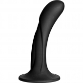 Черная изогнутая насадка Vac-U-Lock G-Spot - 16,5 см. - Doc Johnson - купить с доставкой в Краснодаре