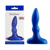 Синий анальный стимулятор Beginners p-spot massager - 11 см. - Lola Games - в Краснодаре купить с доставкой