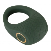 Зеленое эрекционное виброкольцо Luxurious Vibro Cock Ring - Orion - в Краснодаре купить с доставкой