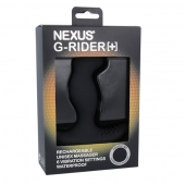 Черный вибромассажер простаты Nexus G-Rider+ - 12,6 см. - Nexus Range - в Краснодаре купить с доставкой