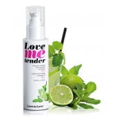 Съедобное согревающее массажное масло Love Me Tender Mojito с ароматом мохито - 100 мл. - Love to Love - купить с доставкой в Краснодаре