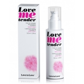 Съедобное согревающее массажное масло Love Me Tender Cotton Candy с ароматом сладкой ваты - 100 мл. - Love to Love - купить с доставкой в Краснодаре