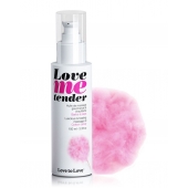 Съедобное согревающее массажное масло Love Me Tender Cotton Candy с ароматом сладкой ваты - 100 мл. - Love to Love - купить с доставкой в Краснодаре