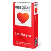 Презервативы Masculan Sensitive plus - 10 шт. - Masculan - купить с доставкой в Краснодаре