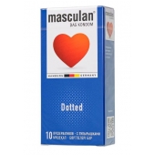 Презервативы с пупырышками Masculan Dotted - 10 шт. - Masculan - купить с доставкой в Краснодаре