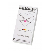 Ультрапрочные презервативы Masculan Ultra Safe Black - 10 шт. - Masculan - купить с доставкой в Краснодаре Ультрапрочные презервативы Masculan Ultra Safe Black - 10 шт. - Masculan - купить с доставкой в Краснодаре