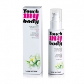 Силиконовый лубрикант 2-в-1 Touch My Body с ароматом моной - 100 мл. - Love to Love - купить с доставкой в Краснодаре