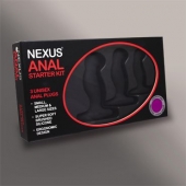Набор из 3 массажеров простаты чёрного цвета NEXUS ANAL STARTER KIT - Nexus Range - в Краснодаре купить с доставкой