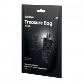 Черный мешочек для хранения игрушек Treasure Bag L - Satisfyer - купить с доставкой в Краснодаре