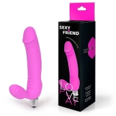 Розовый безремневой страпон Sexy Friend - 1137 - купить с доставкой в Краснодаре