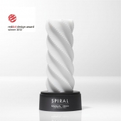 Белый 3D мастурбатор SPIRAL - Tenga - в Краснодаре купить с доставкой