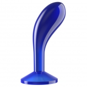 Синяя анальная втулка Flawless Clear Prostate Plug 6.0 - 15 см. - Lovetoy - в Краснодаре купить с доставкой