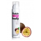 Массажная хрустящая пенка Tickle my body с ароматом маракуйи - 150 мл. - Love to Love - купить с доставкой в Краснодаре Массажная хрустящая пенка Tickle my body с ароматом маракуйи - 150 мл. - Love to Love - купить с доставкой в Краснодаре